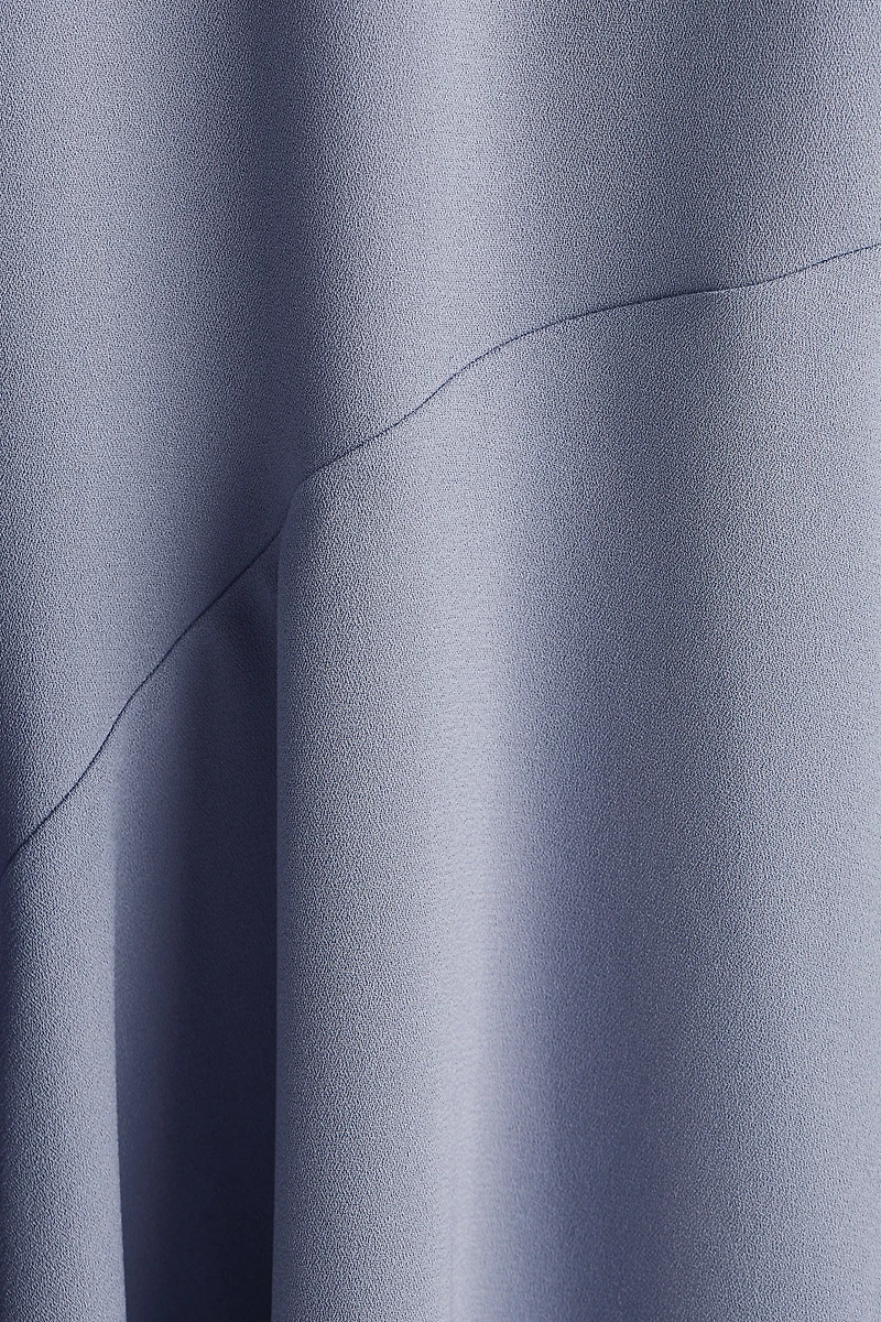 MAMA Tie-Detail Crêpe Dress