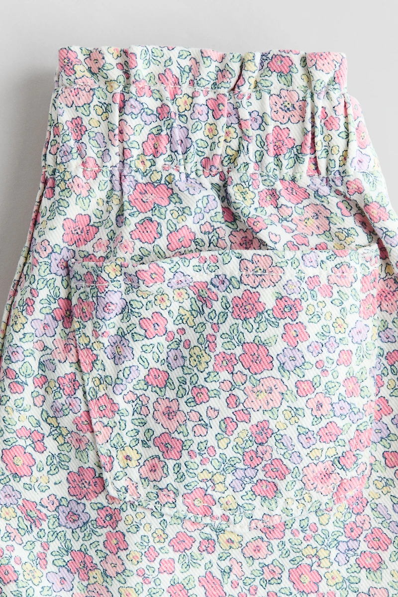 Loose Fit Denim Shorts