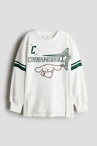 Oversized Printed Sweatshirt
