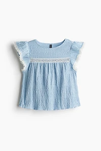 Textured Jersey Top