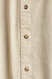 Chemise ample en denim