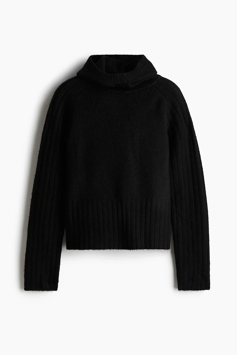 Knitted Balaclava Hoodie