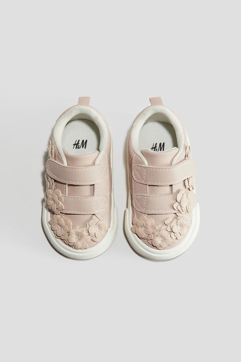 Flower-Appliqué Sneakers