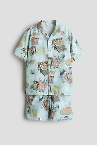 2-Piece Printed Cotton Set
