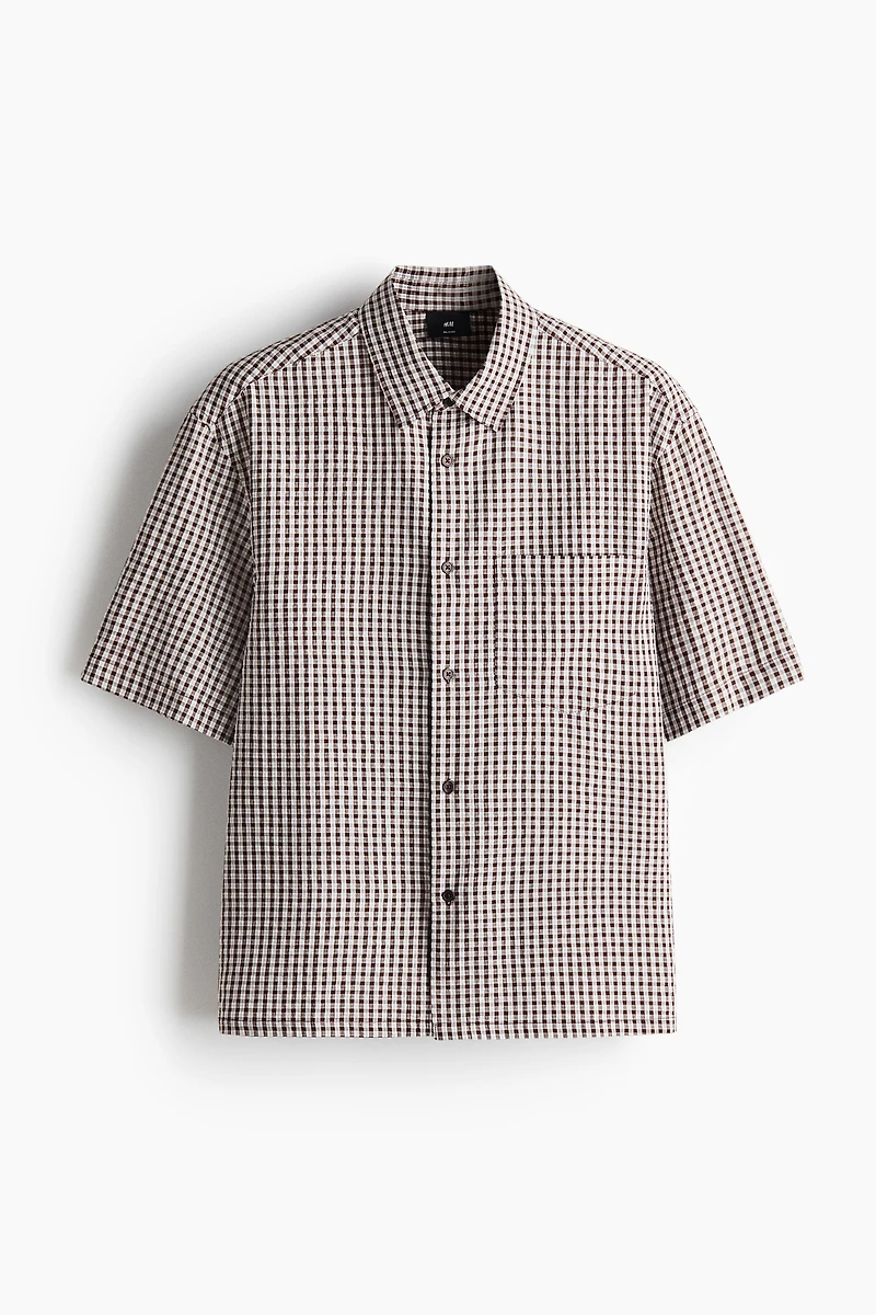 Relaxed-Fit Short-Sleeved Shirt