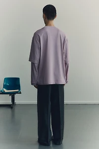 Layered Pima Cotton Shirt