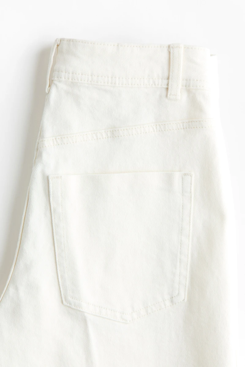 Jean large taille haute