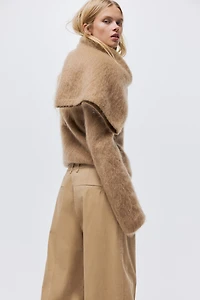 Wide-Leg Corduroy Pants