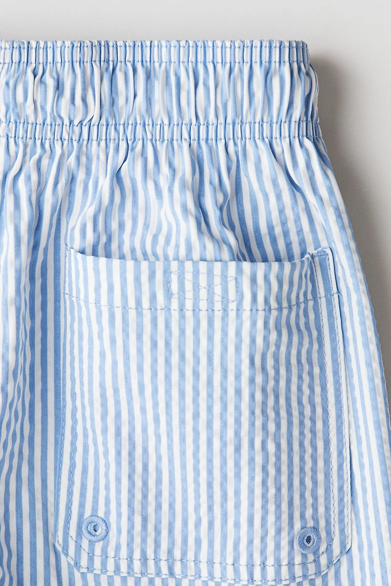 Seersucker Swim Shorts