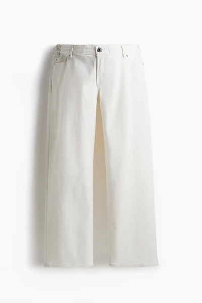 MAMA Jean Droit Taille Basse Before & After