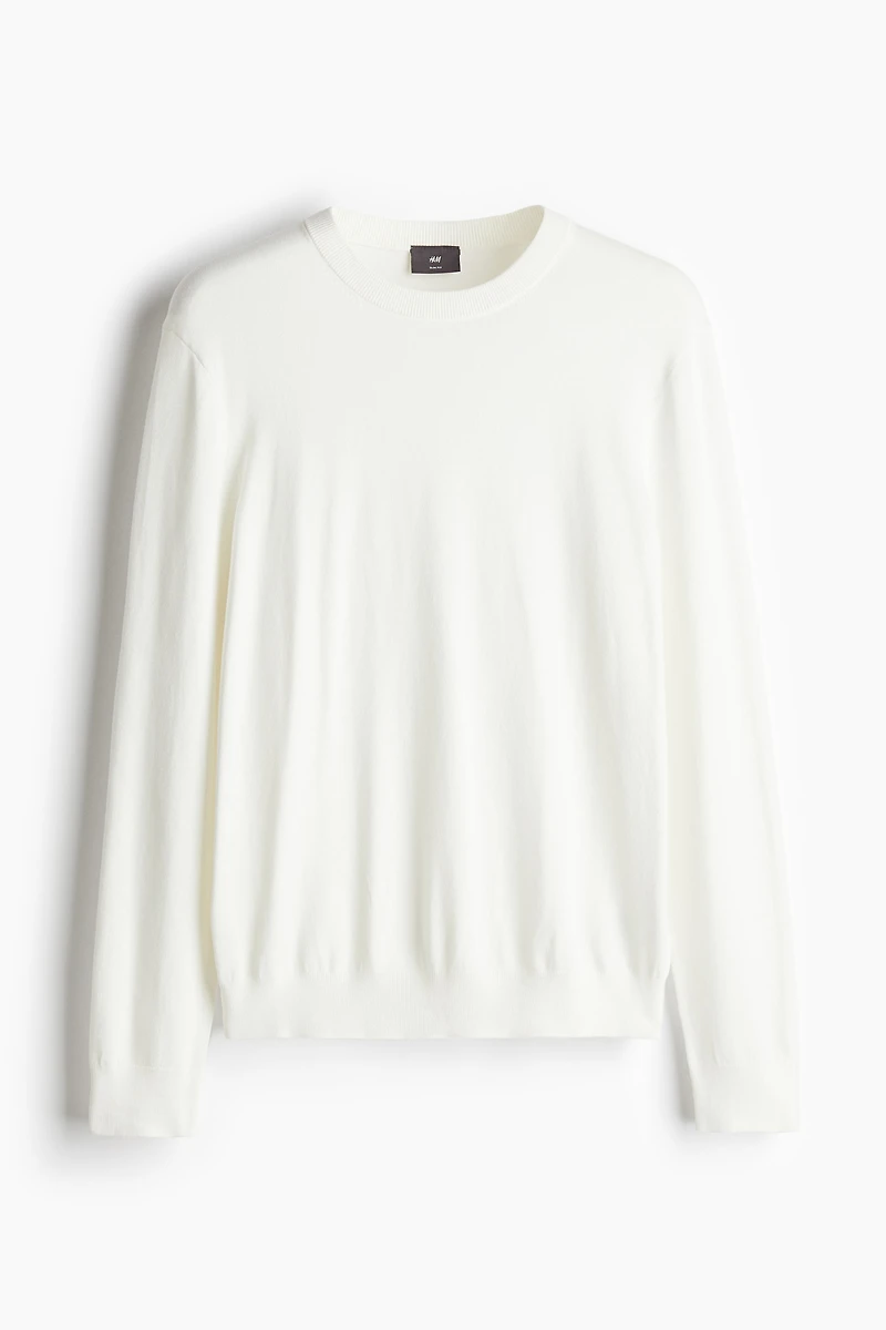 Slim Fit Fine-Knit Sweater