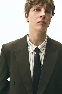 Relaxed-Fit Double-Breasted Jacket