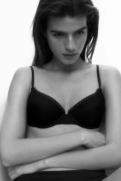 Lot de 2 soutiens-gorge rembourrés en microfibre