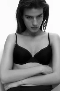 Lot de 2 soutiens-gorge rembourrés en microfibre