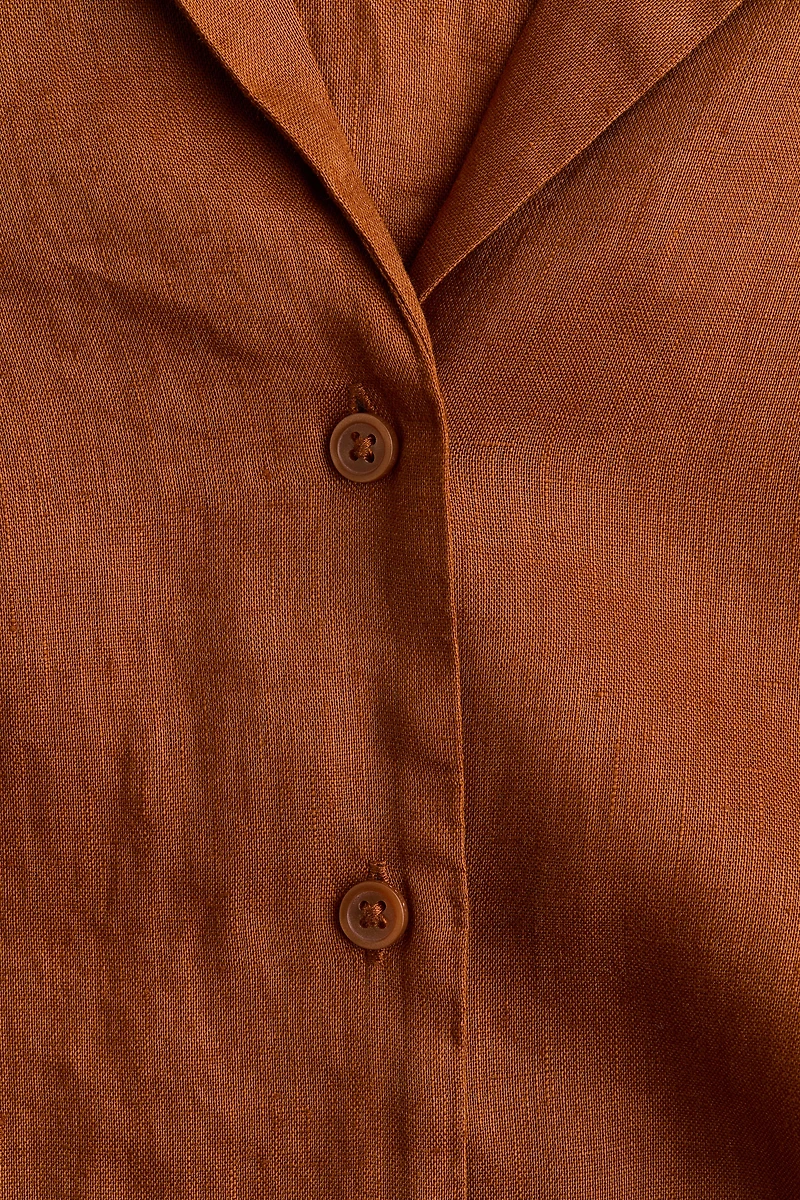 Oversized Linen Shirt