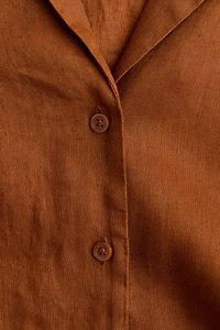 Oversized Linen Shirt