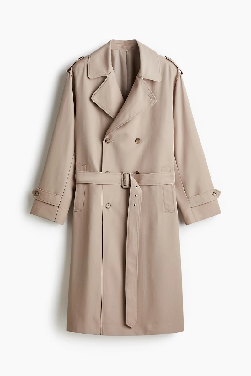 Relaxed-Fit Trench Coat