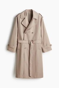Relaxed-Fit Trench Coat
