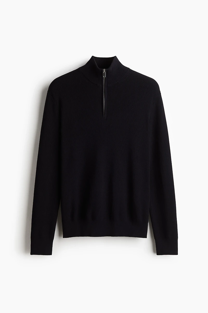 Regular Fit Half-Zip Sweater