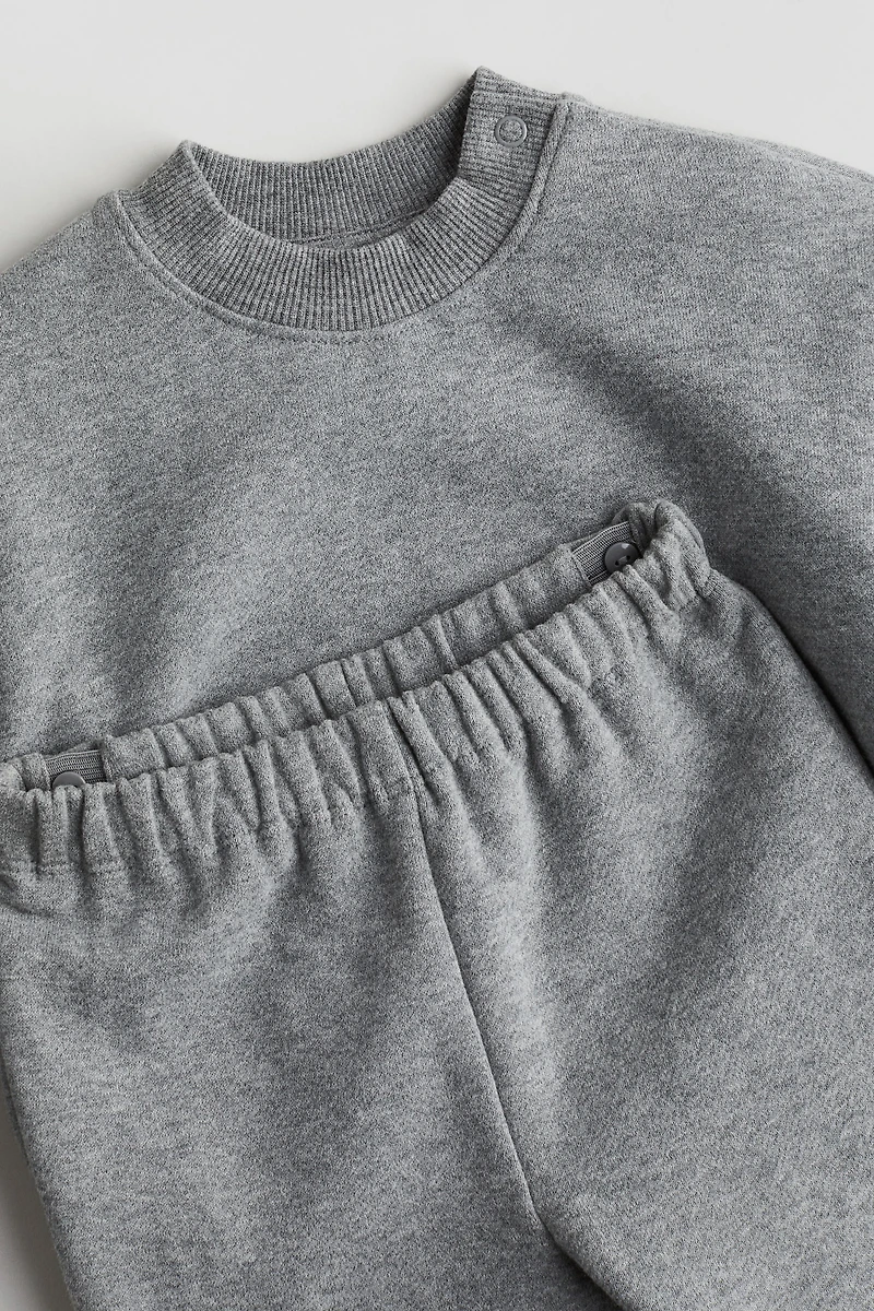 2-piece Cotton Sweatshirt Set