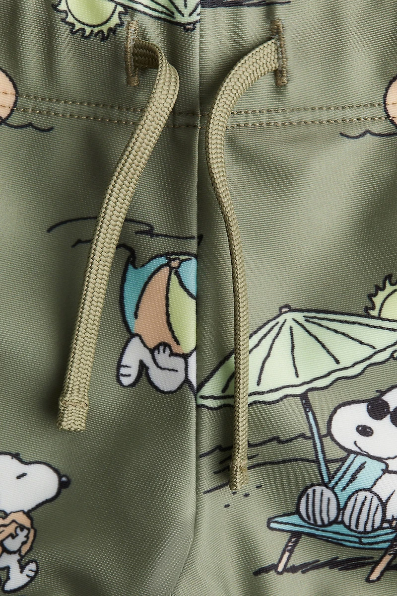 Printed Swim Trunks