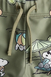 Printed Swim Trunks