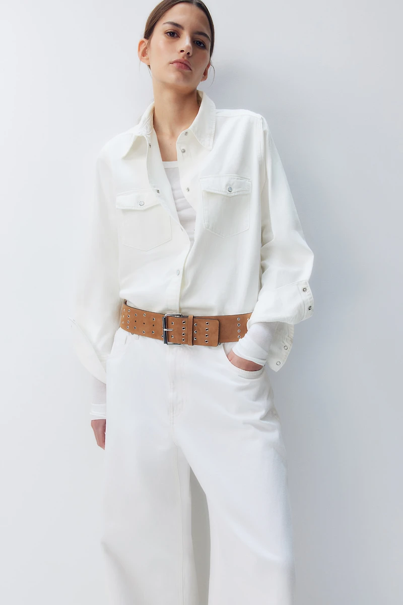 Chemise en denim