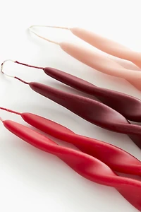 6-pack Spiral Taper Candles