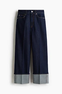 Wide High Ankle Jeans