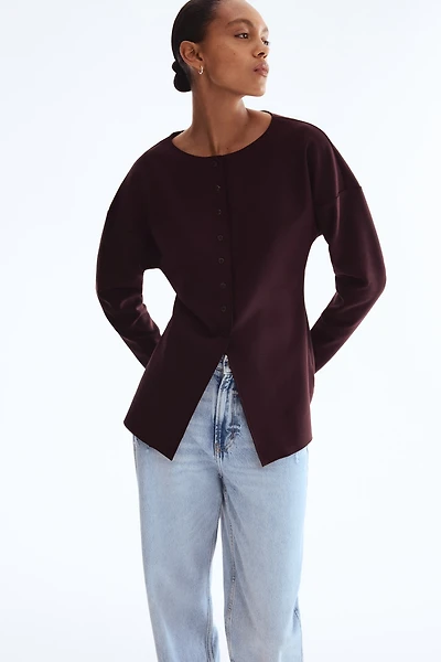 Cardigan with Defined Waist
