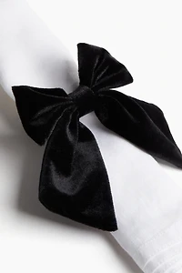4-Pack Velvet Napkin Rings