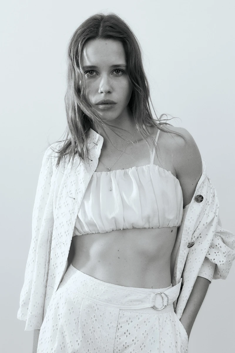 Eyelet-Embroidered Cotton Jacket