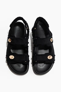 Cotton Twill Sandals