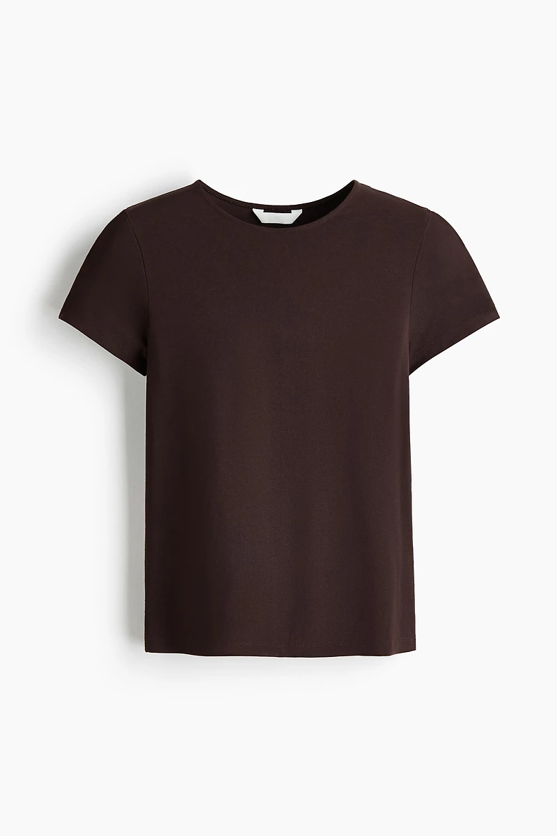 T-shirt ajusté en viscose