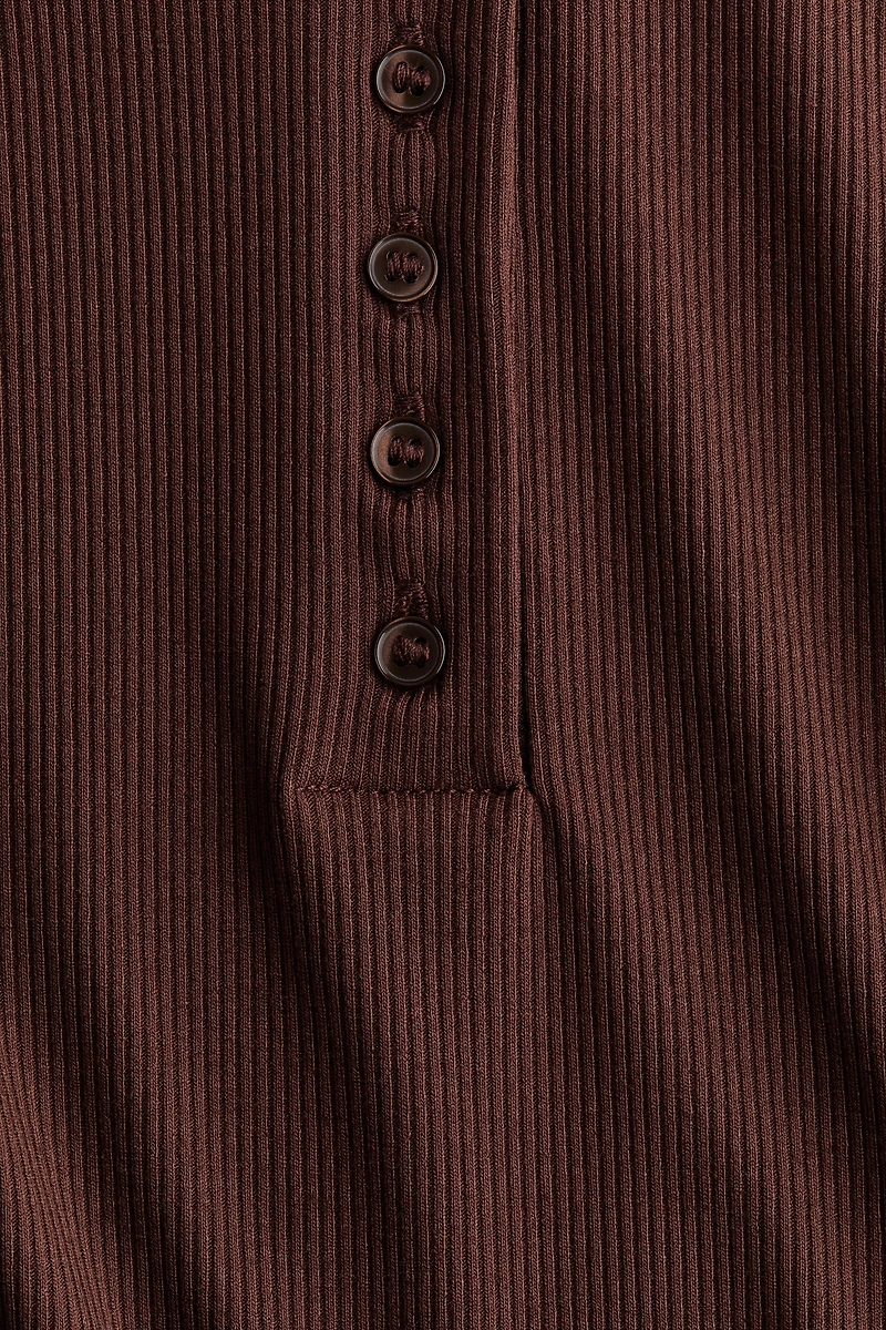 Ribbed Thong Bodysuit