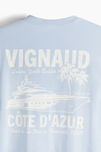 T-shirt imprimé Coupe Flottante