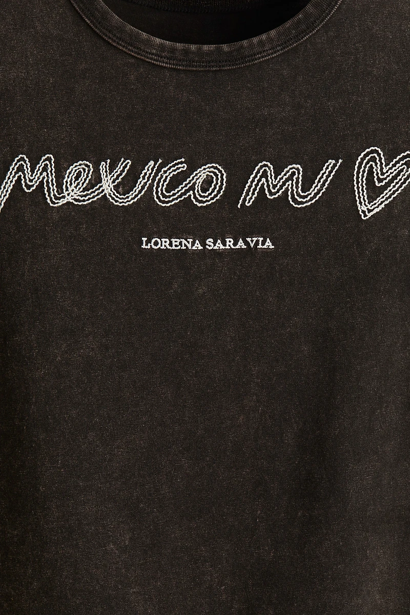 Fitted T-Shirt with Motif