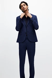Skinny Fit Suit Pants