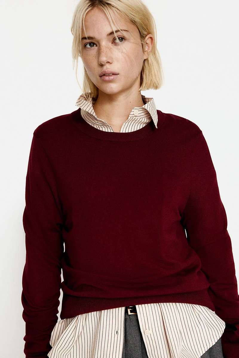 Fine-Knit Sweater