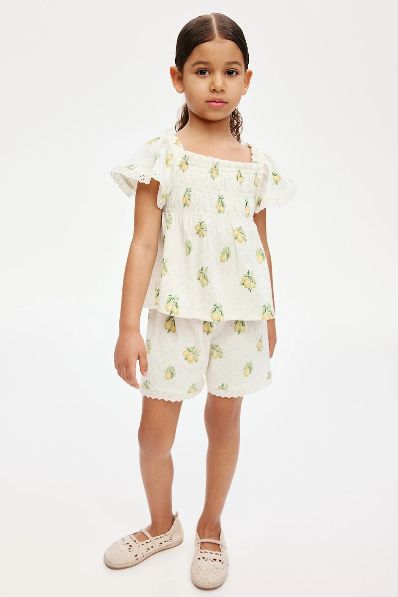 2-Piece Printed Cotton Set