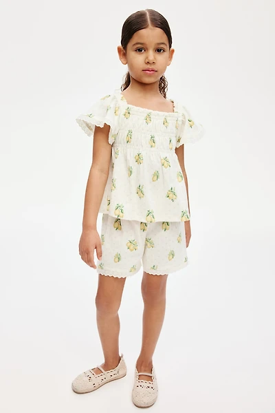 2-Piece Printed Cotton Set