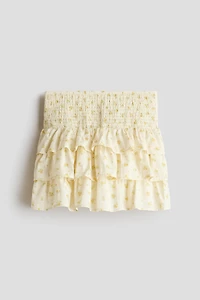 Tiered Cotton Skirt