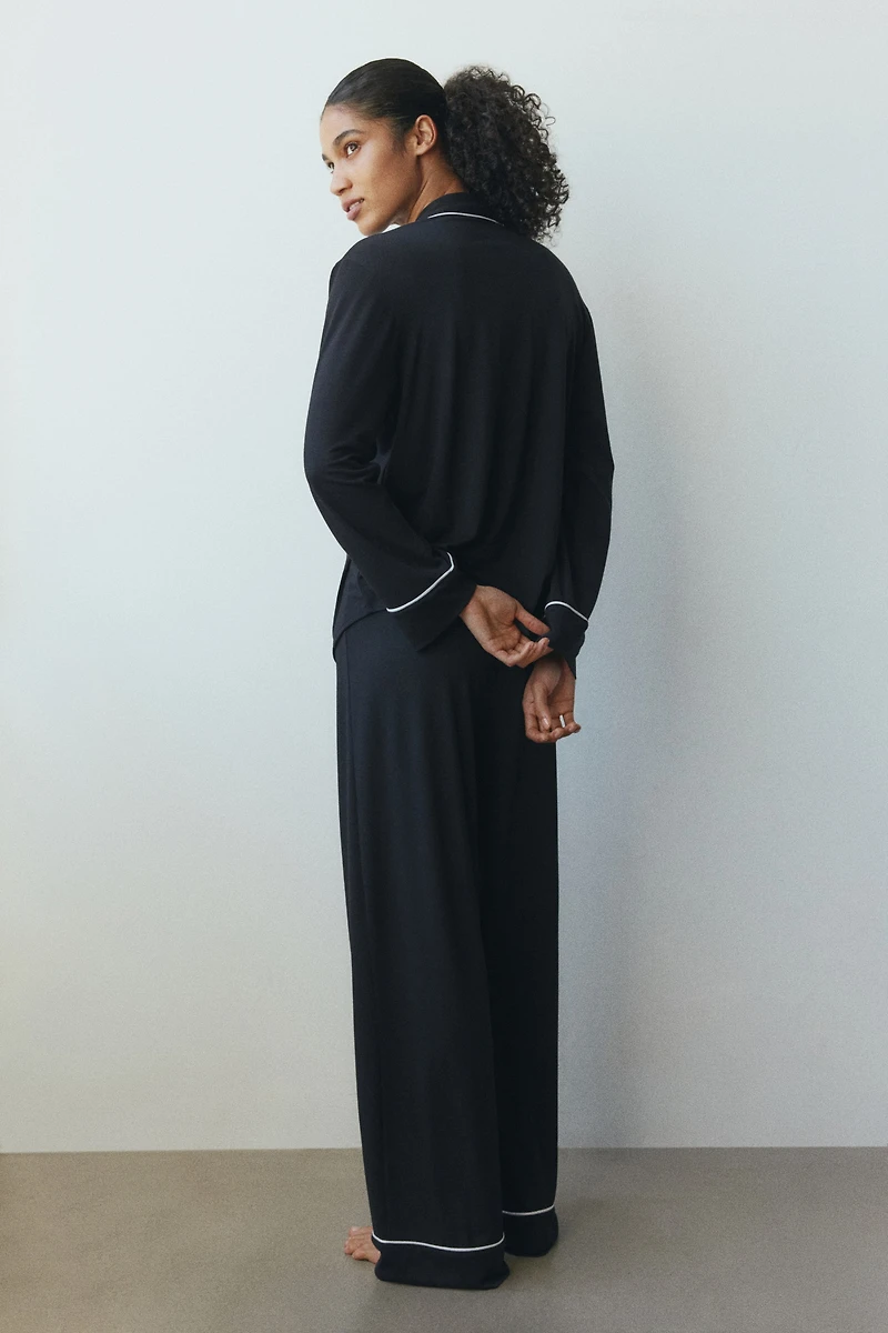 Viscose-Blend Pajamas