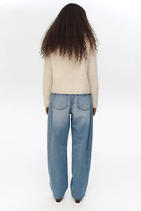 Barrel Regular Waist Jeans