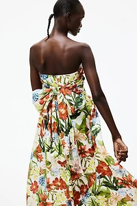 Pleated Bandeau Dress