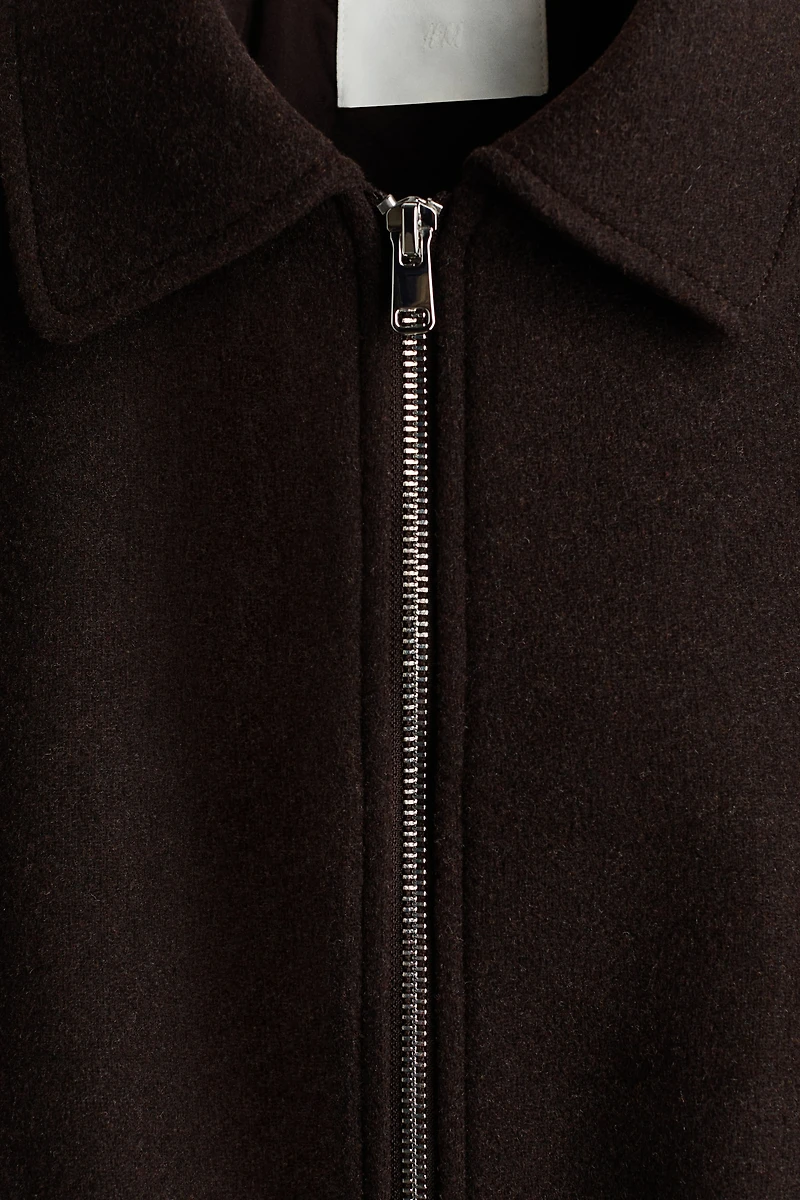 Short Wool-Blend Jacket