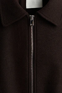 Short Wool-Blend Jacket