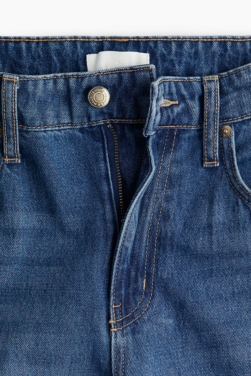 Jean large taille haute