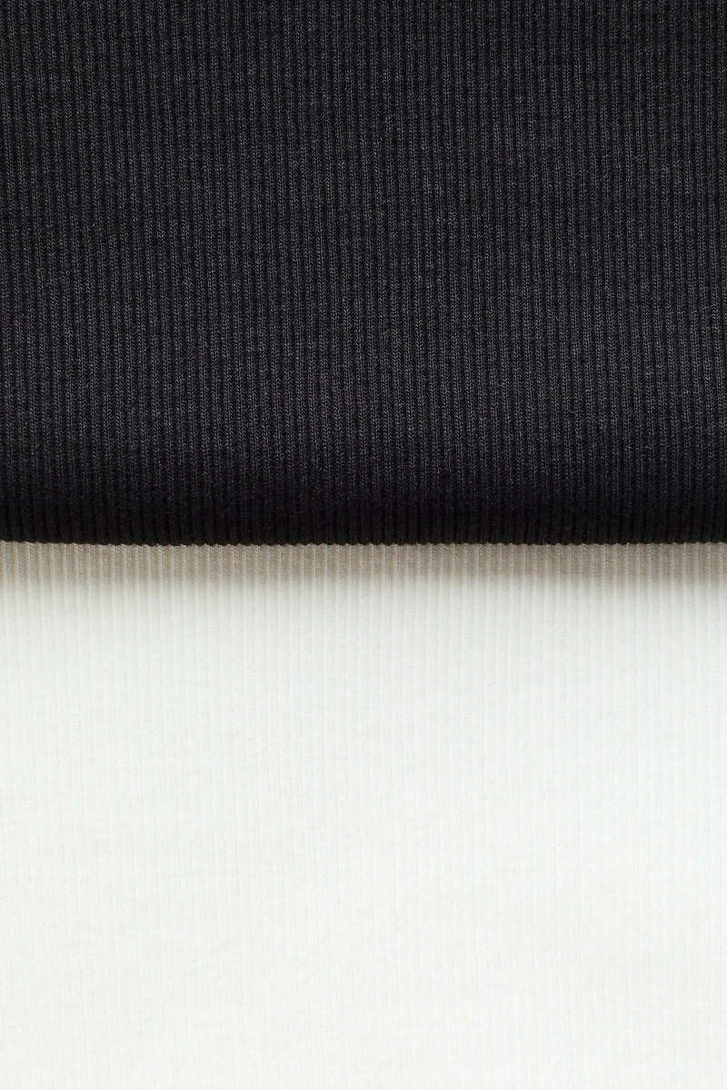 2-Pack Flounce-Trimmed Cotton Tops