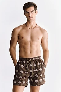 Short de bain à motif